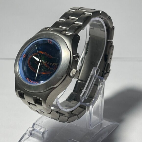 Florida Gators NCAA Stainless-Steel Kaleido Watch by Fossil NEW (RARE) - Picture 3 of 9